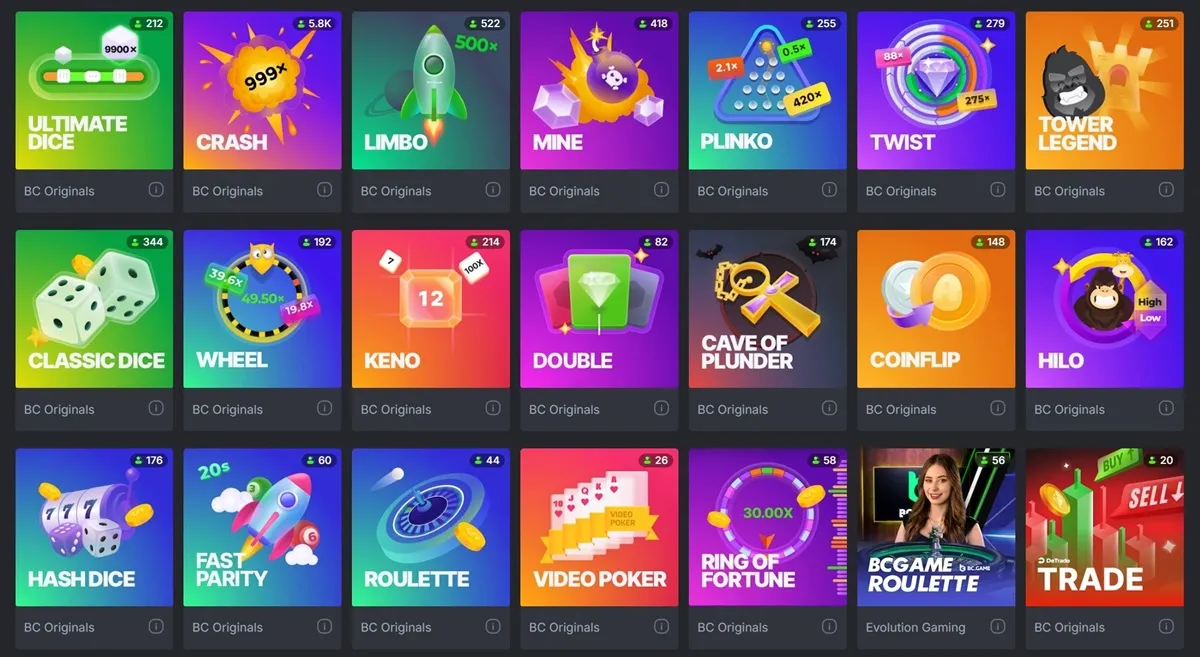 Exclusive Slots from BC Originals