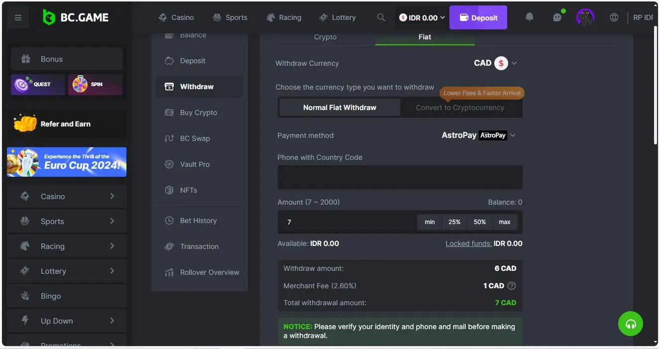 Processing Time for Crypto Withdrawals