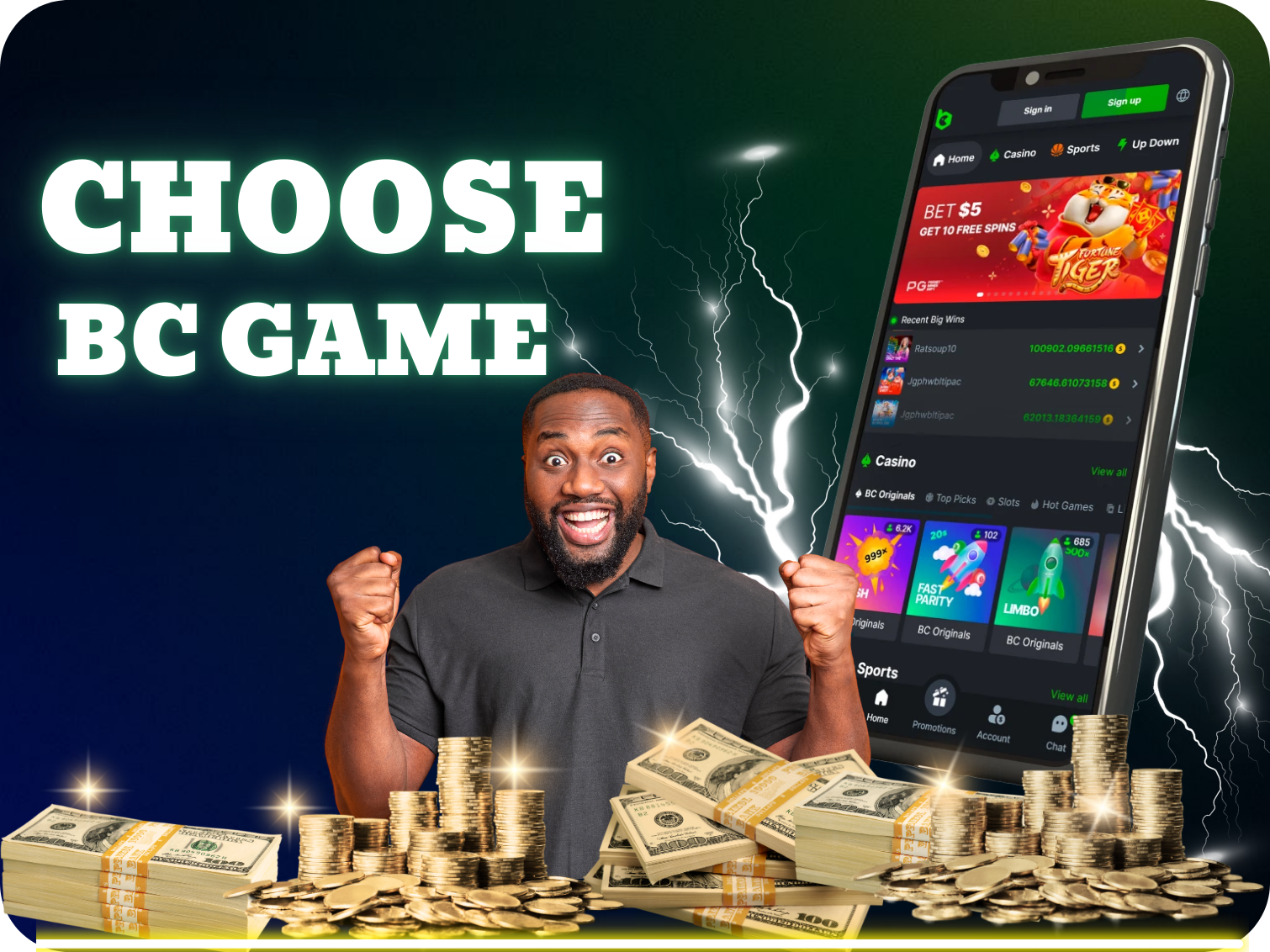 Why choose BC.GAME over other casinos?